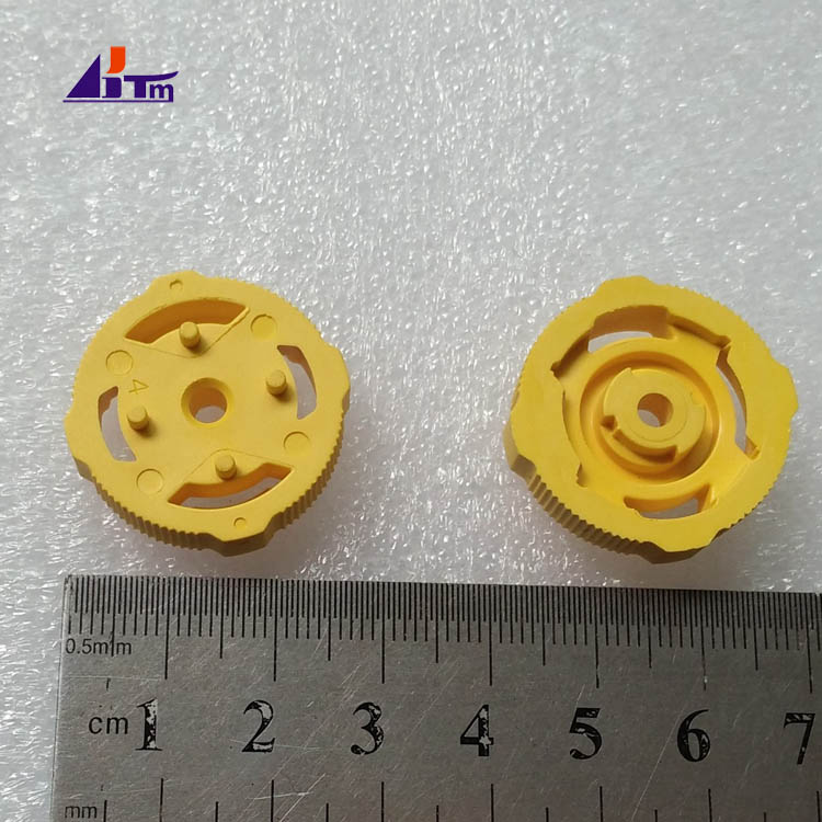 Peças sobressalentes NCR ATM 4450756222 S2 Cassette Spacer Roller Amarelo 445-0756222-18