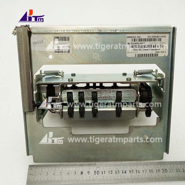 O ATM parte o transporte 49-221808-000F da caixa de 49221808000F Diebold Nixdorf ESC RL